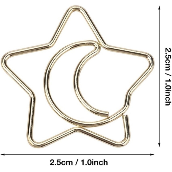 ⭐️ Star Locket Paperclip Set - Picture 4 of 5